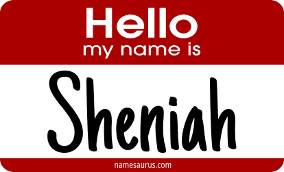 Hello my name is Sheniah png download