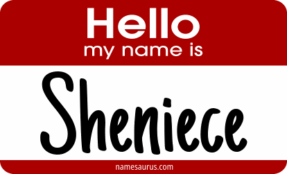 Hello my name is Sheniece png download