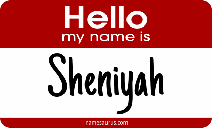 Hello my name is Sheniyah png download