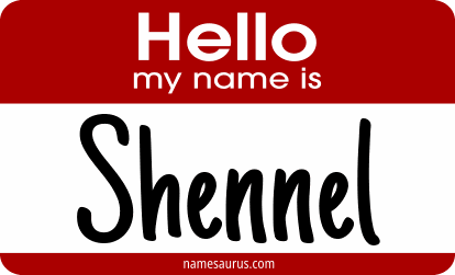 Hello my name is Shennel png download