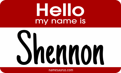 Hello my name is Shennon png download