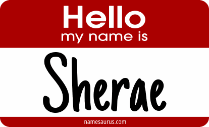 Hello my name is Sherae png download