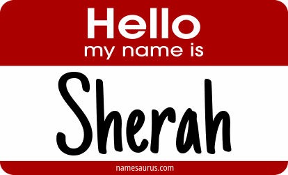 Hello my name is Sherah png download