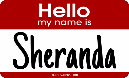 Hello my name is Sheranda png download