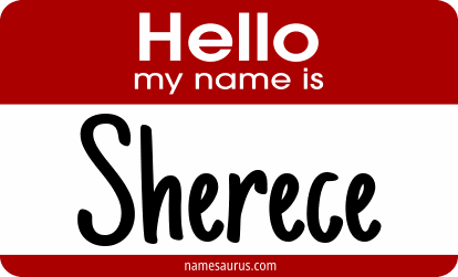 Hello my name is Sherece png download