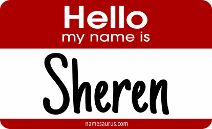 Hello my name is Sheren png download
