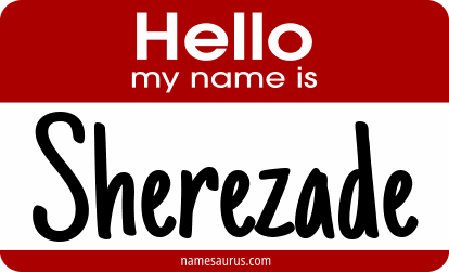 Hello my name is Sherezade png download