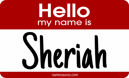 Hello my name is Sheriah png download