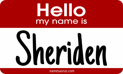 Hello my name is Sheriden png download