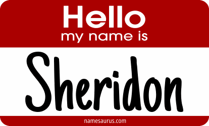 Hello my name is Sheridon png download