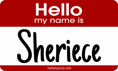 Hello my name is Sheriece png download