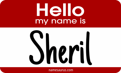 Hello my name is Sheril png download