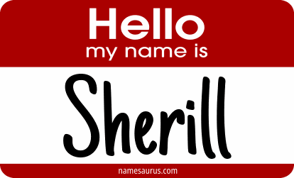 Hello my name is Sherill png download