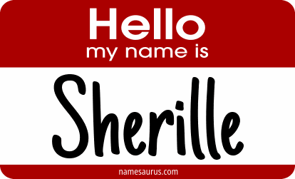 Hello my name is Sherille png download