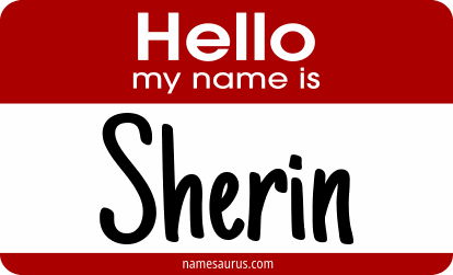 Hello my name is Sherin png download