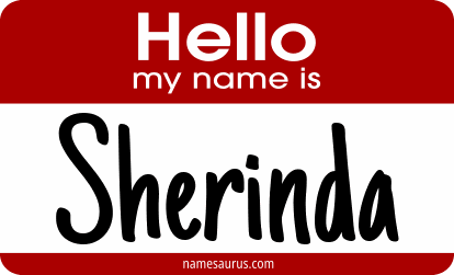 Hello my name is Sherinda png download