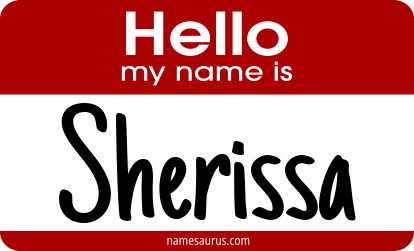 Hello my name is Sherissa png download