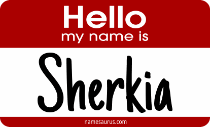 Hello my name is Sherkia png download