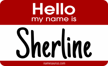 Hello my name is Sherline png download