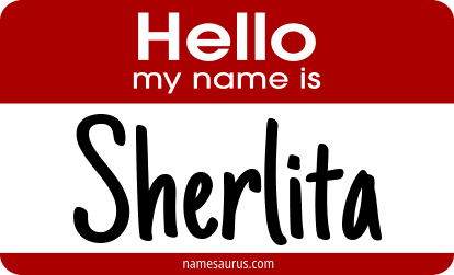 Hello my name is Sherlita png download
