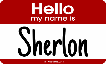 Hello my name is Sherlon png download