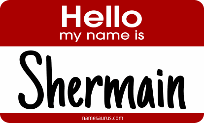 Hello my name is Shermain png download