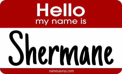 Hello my name is Shermane png download