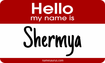 Hello my name is Shermya png download