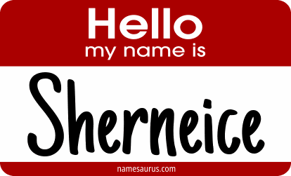 Hello my name is Sherneice png download