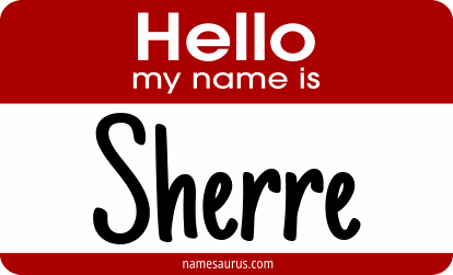 Hello my name is Sherre png download