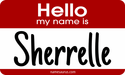 Hello my name is Sherrelle png download