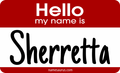 Hello my name is Sherretta png download