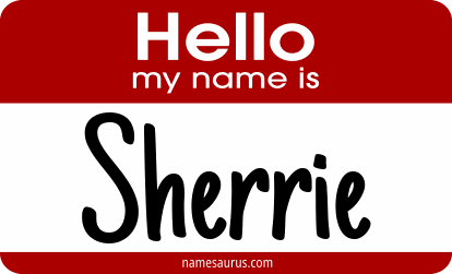 Hello my name is Sherrie png download