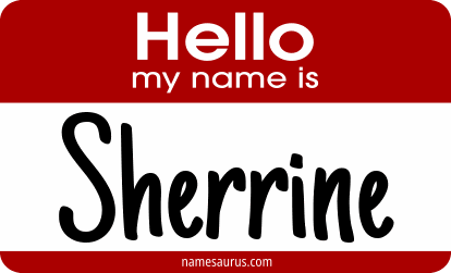 Hello my name is Sherrine png download