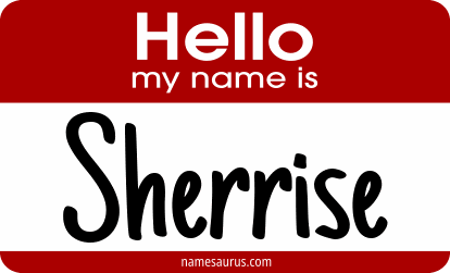 Hello my name is Sherrise png download