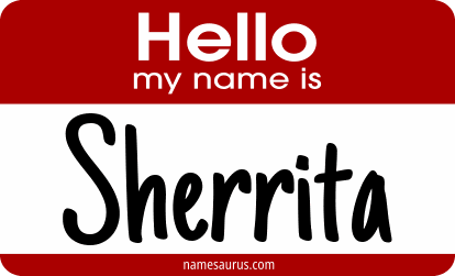 Hello my name is Sherrita png download