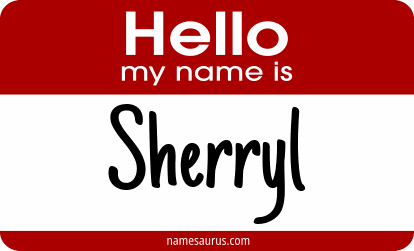 Hello my name is Sherryl png download