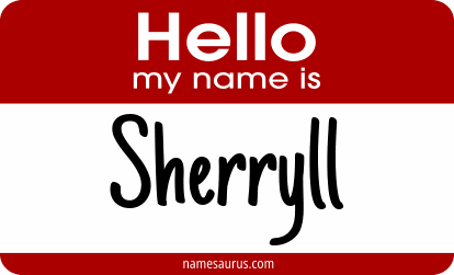 Hello my name is Sherryll png download