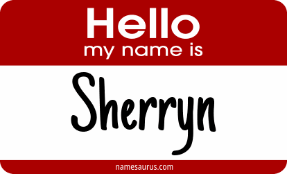 Hello my name is Sherryn png download