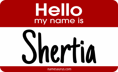 Hello my name is Shertia png download