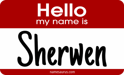 Hello my name is Sherwen png download