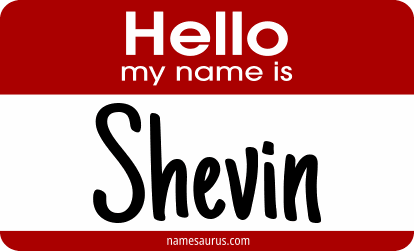 Hello my name is Shevin png download