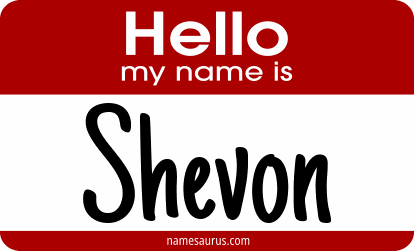 Hello my name is Shevon png download