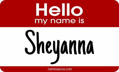 Hello my name is Sheyanna png download