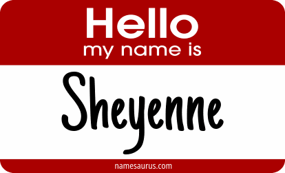 Hello my name is Sheyenne png download