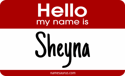 Hello my name is Sheyna png download