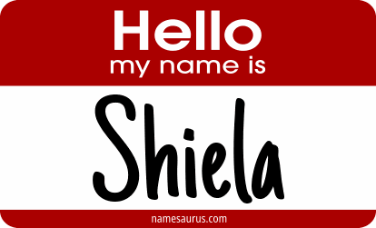 Hello my name is Shiela png download