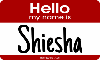 Hello my name is Shiesha png download