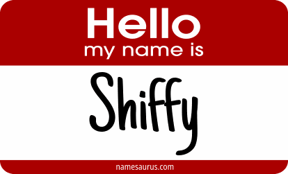 Hello my name is Shiffy png download