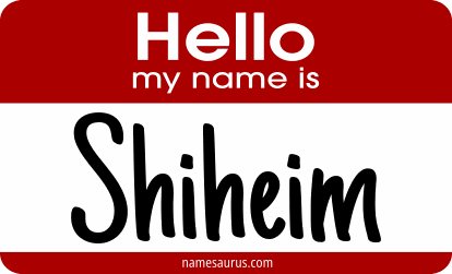Hello my name is Shiheim png download